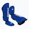 Apărători pentru tibie RDX T1 Shin Instep Guards blue/white 3