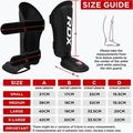 Apărători pentru tibie RDX T1 Shin Instep Guards blue/white 8