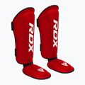Apărători de tibii și picioare RDX T1 Shin Instep Molded King red/white