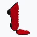 Apărători de tibii și picioare RDX T1 Shin Instep Molded King red/white 4