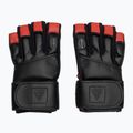 Mănuși de antrenament RDX L4 Finger Weightlifting Leather red/black 2