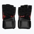 Mănuși de antrenament RDX L4 Finger Weightlifting Leather red/black 3