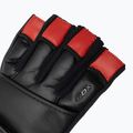 Mănuși de antrenament RDX L4 Finger Weightlifting Leather red/black 4