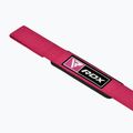 Curele pentru ridicat greutăți RDX Single Strap roz WAN-W1P+ 2