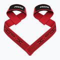 Curele pentru ridicat greutăți RDX S4 Weightlifting Wrist Straps red 2