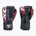 Mănuși de box RDX REX F4 negru/roșu BGR-F4MU-10OZ