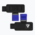 Curele pentru ridicat greutăți cu cârlige  RDX W5 Weight Lifting Hook Strap blue 5