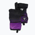 RDX Weight Lifting X1 Long Strap mănuși de antrenament negru și violet WGN-X1PR