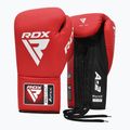 Mănuși de box RDX Apex Competition Fight Lace Up Boxing red