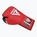 Mănuși de box RDX Pro Fight Apex Competition Lace Up Boxing red 2