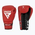 Mănuși de box RDX Apex Lace Up Training Sparring Boxing red