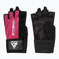 Mănuși de antrenament RDX Gym Workout W1 pink