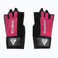 Mănuși de antrenament RDX Gym Workout W1 pink 2