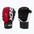 Mănuși de grappling RDX T6 negru-roșu GGR-T6R 3