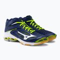 Încălțăminte de volei pentru bărbați Mizuno Wave Lightning Z3 Mid, albastru, V1GA170571 5