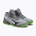 Încălțăminte de volei pentru bărbați Mizuno Wave Mirage 2.1 Mid, verde, X1GA187037 5