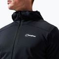 Hanorac bărbătesc Berghaus Heuberg Hoody fleece sweatshirt negru/negru 7