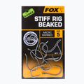 Fox Edges Carp Hooks Armapoint Stiff Rig cu ciocul gri CHK169 2