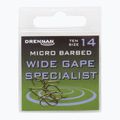 Drennan Wide Gape Specialist Hooks argint HEWGSM014