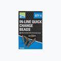 Preston In-Line Quick Change Beads conector lider 6 buc. maro P0030008