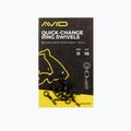 Avid Carp Quick Change Svivels negru A0640036 2