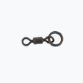 Avid Carp Terminal Terminal Ringed Hookbait Swivels negru A0640041
