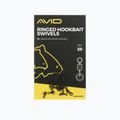 Avid Carp Terminal Terminal Ringed Hookbait Swivels negru A0640041 2