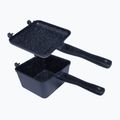 RidgeMonkey Connect Connect Deep Pan și Griddle Granite Edition Cratiță cu tigaie neagră RM778 set de produse 6