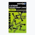 Legături de fixare Matrix X-Strong Feeder 10 buc. argintii GAC373