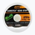 FOX crap împletitură de crap Camotex Semi Stiff Camo CAC743