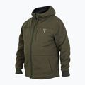 Fox Collection Hanorac cu glugă Sherpa cu glugă verde CCL10