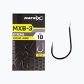 Matrice MXB-3 cârlige cu capsa de capsa cu barbete 10 buc negru GHK160