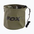 Fox găleată mare de apă pliabilă cu frânghie / clip verde CCC049