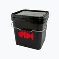 Spomb pătrat pătrat de pescuit găleată negru DBT001