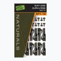 Clemă de siguranță Fox International Naturals Size Sz 10 Slik Lead Clip& Pegs 10 buc.
