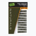 Clemă de siguranță Fox International Naturals Size 10 Slik Lead Clip Tail Rubber 10 buc.