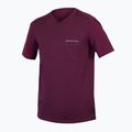 Tricou de ciclism pentru bărbați Endura GV500 Foyle Tech aubergine 6