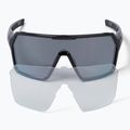 Ochelari de soare Endura Singletrack black/platinum revo smoke/clear silver flash mirror 6