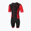 Costum de triatlon pentru bărbați Zone3 Aquaflo Fullzip negru TS20MAQPS101