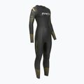Costum de triatlon pentru femei Zone3 Thermal Aspect Breaststroke 2,5 mm black/orange/yellow