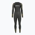 Costum de triatlon pentru femei Zone3 Thermal Aspect Breaststroke 2,5 mm black/orange/yellow 2