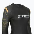 Costum de triatlon pentru femei Zone3 Thermal Aspect Breaststroke 2,5 mm black/orange/yellow 4