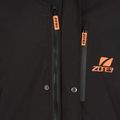 Palton ZONE3 Oversized Polar Fleece Robe Parka black/orange 5