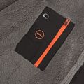 Palton ZONE3 Oversized Polar Fleece Robe Parka black/orange 7