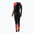 Costum de triatlon pentru femei ZONE3 Venture black/orange 2