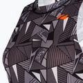 Costum de înot dintr-o bucată pentru femei ZONE3 OWS Renew High Neck black/white 3