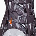 Costum de înot dintr-o bucată pentru femei ZONE3 OWS Renew High Neck black/white 4