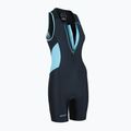 Combinezon de triatlon pentru femei ZONE3 Activate Trisuit black/turquoise 2