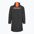 Palton ZONE3 Recycled Robe Parka black/grey/orange 2