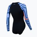 Costum de baie dintr-o piesă pentru femei ZONE3 OWS Renew black/multi blue 2